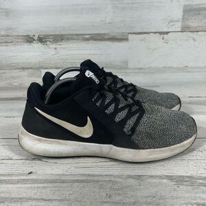 Nike Mens Varsity Compete‎ Trainer Athletic Shoes Black Gray Size 10.5